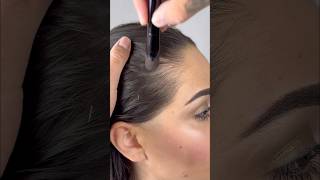 Instant Root Touch Up & Hairline Powder | THICK FIBER Hair Fix in Seconds with Brush