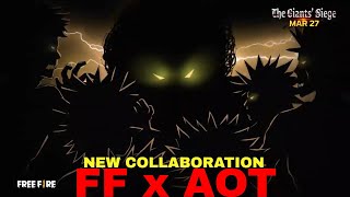 Free Fire x Attack on Titan - The Giant's Siege is coming Teaser screenshot 5