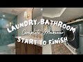 Laundrybathroom makeover 7 months of work in under 10 minutes 