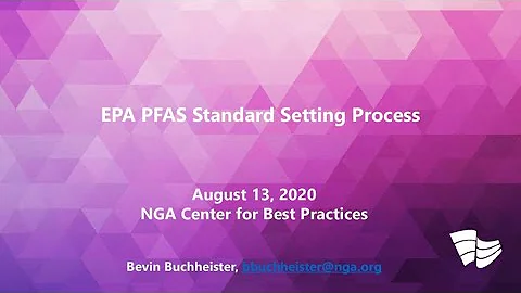 EPA PFAS Standard Setting Process
