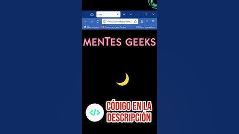 Cómo crear una luna creciente en #HTML y #CSS #webdevelopment #matemáticas #informática #programming