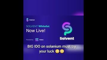How to join Solanium IDO step by step