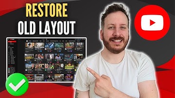 How To Restore Old Youtube Layout