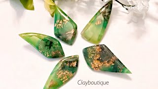 Polymer Clay Faux Native Copper Chrysocolla