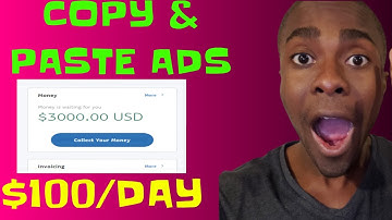 Copy and Paste Ads For Beginners And Earn $100 Per Day On ClickBank For FREE (Make Money Online)