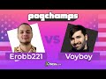 @Voyboy Takes Advantage of @Erobb221's Early Blunder! | Chess.com PogChamps