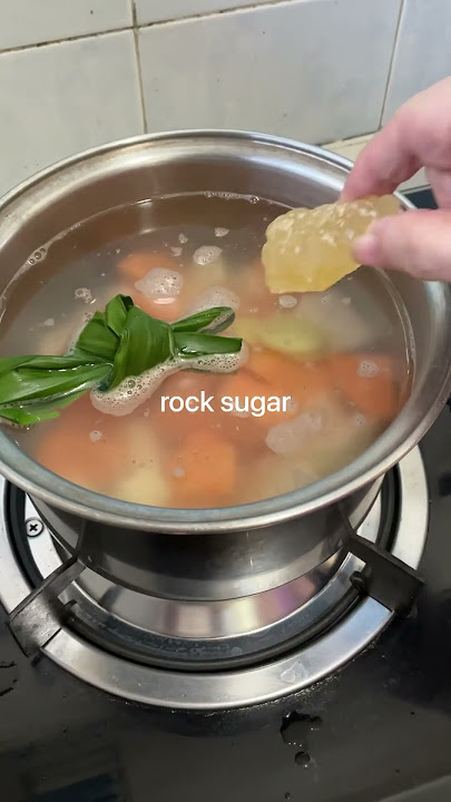 Sweet potato dessert soup