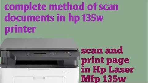 how to scan in Hp Laser Mfp 135w printer | how to scan page #HpLaserMfp135wprinter