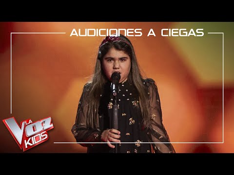 Sara Vidal canta 'Torre de arena' | Audiciones a ciegas | La Voz Kids Antena 3 2021