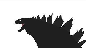 Godzilla 2014 Test (Animation short) #sticknodes #animation #shorts