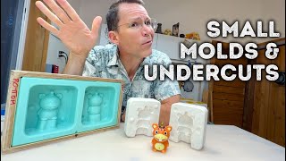 Small Plaster & Silicone Molds for ceramics  how to avoid undercuts!