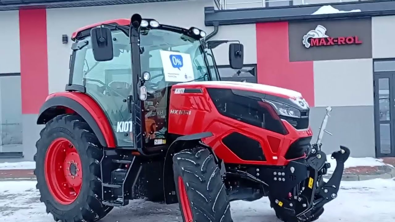 Kioti HX1001 - mocny zawodnik do Twojej drużyny! | MAX ROL Jeżewo Stare