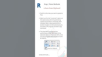 Copy / Paste method 1 in Revit #revit #revittips #shorts #dailytips #autodesk #youtubeshorts #2024