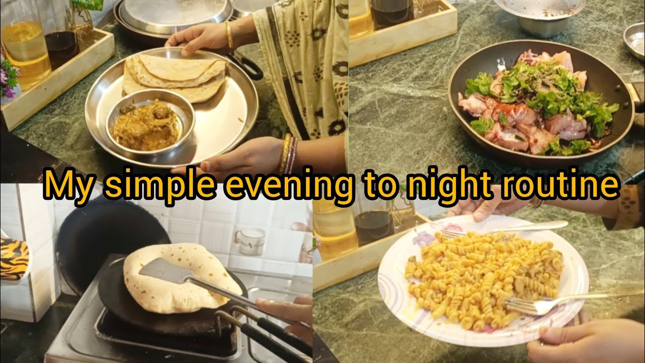 My simple cozy winter evening to night routine. || Dum ka murg recipe ||