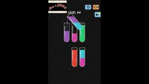 WATER COLOR SORT level 44...12 moves
