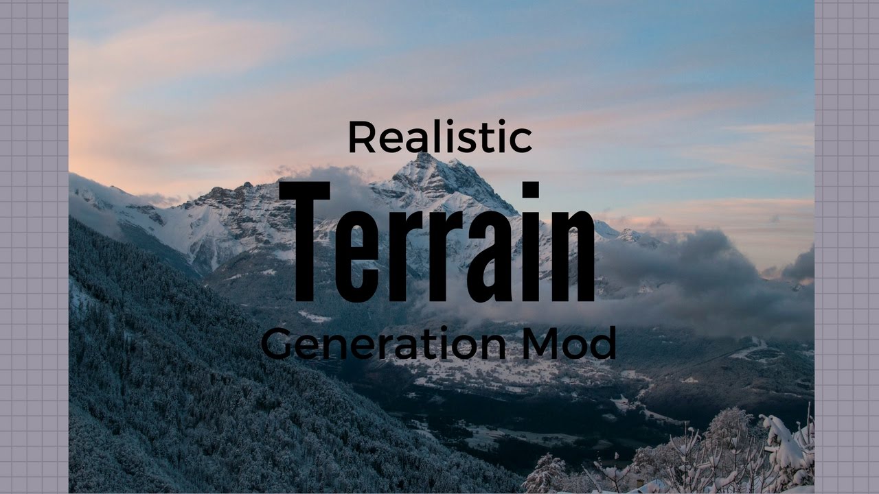 Make Your Minecraft World More Realistic Rtg Mod Showcase Youtube