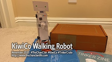 TheChanClan: KiwiCo: Walking Robot Review and Demo - Tinker Crate November 2020