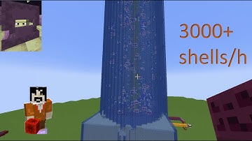 Reactor based shulker farm (1D, 3000+ shells per hour, easy survival build) Minecraft Java 18.x