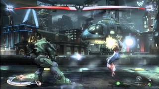 IGAU - Wonder Woman 70% & 59% Damage Combos - Injustice Demo
