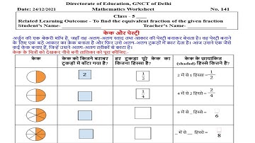 Class 5th MATHS WORKSHEET 141 || 24 December worksheet || WORKSHEET 141 CLASS 5 SOLUTION 24-12-2021