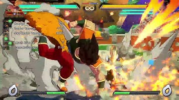 Broly (DBS) Solo Corner Combo into Meterless Snapbak using j.2H in Sparking