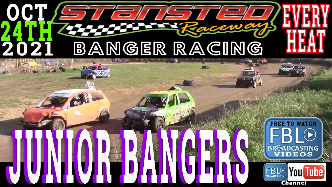 Stansted Raceway. Junior Bangers. ALL HEATS. 24th October 2021. Full ...