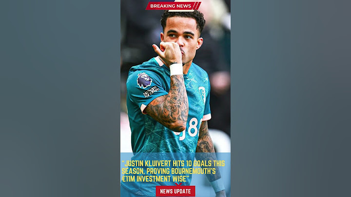 Justin Kluivert Hits 10 Goals This Season, Proving Bournemouth’s €11m Investment Wise#footballunboun