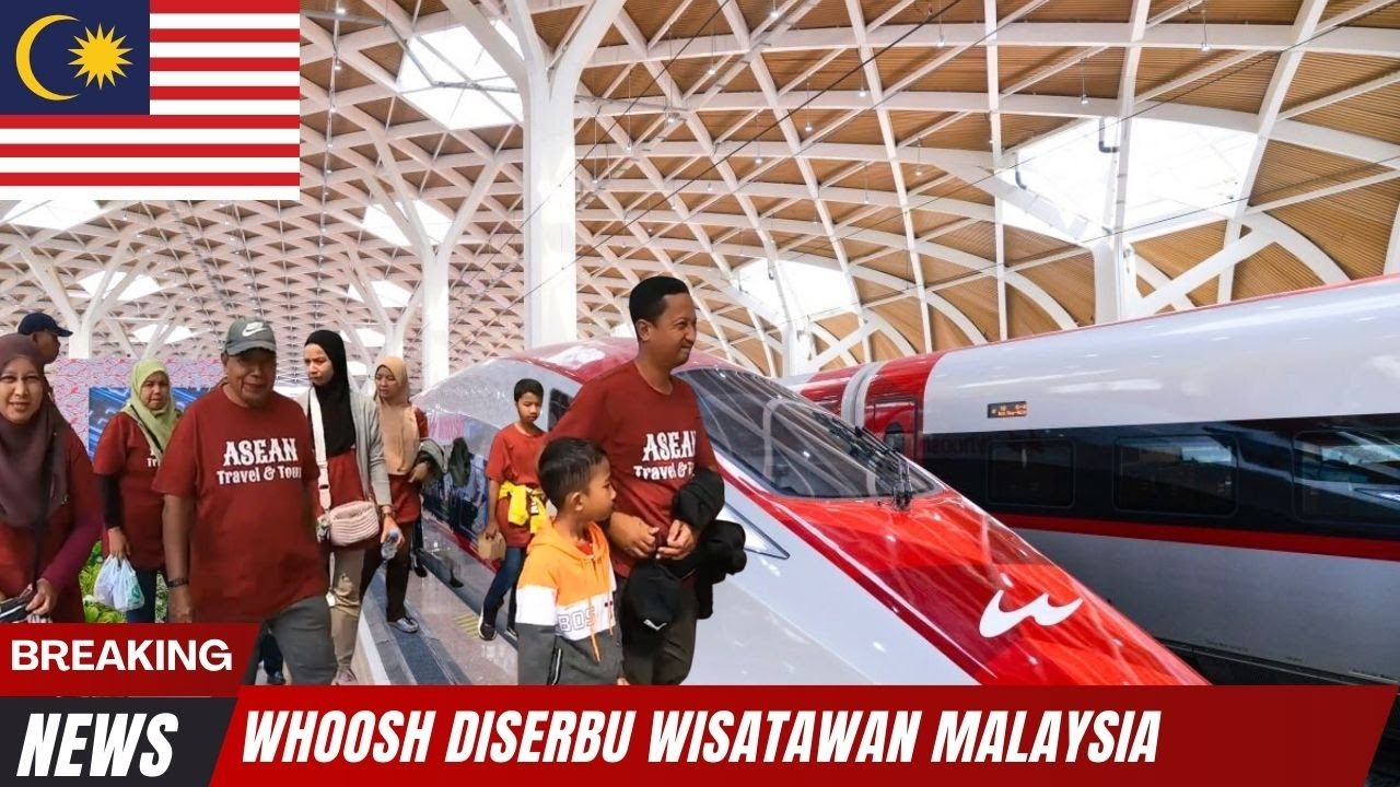 Keranjingan! Warga Malaysia Paling Doyan Naik Kereta Cepat Whoosh