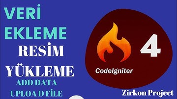 CodeIgniter 4 | Veri Ekleme | Resim Yükleme