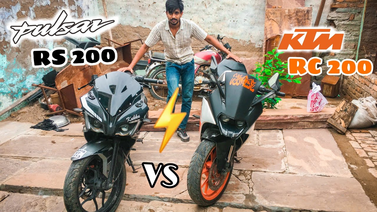 RS 200 VS KTM RC 200 FULL COMPARISON VIDEO BAJAJ PULSAR