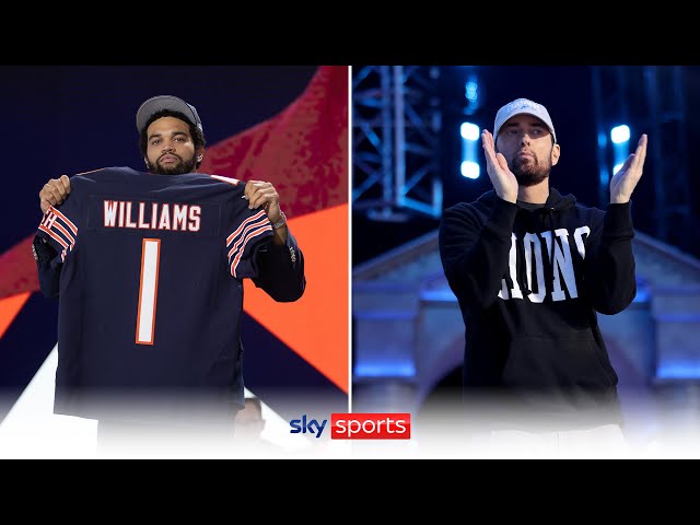 NFL Draft 2024: Caleb Williams selected as first pick, Emimem opens up event
