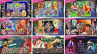 Street Fighter Evolution - Characters Select Screen 1987 - 2023
