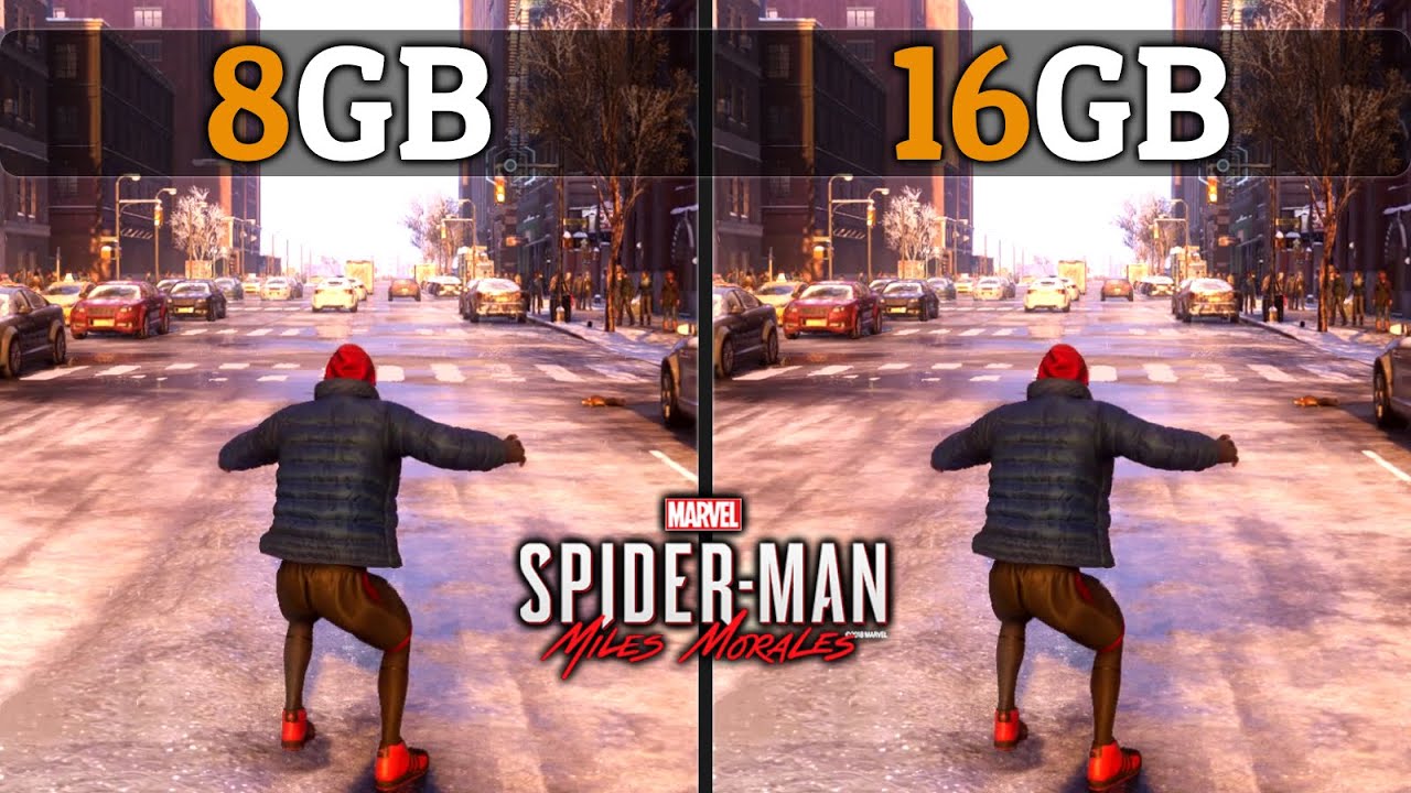 marvel-s-spider-man-miles-morales-8gb-ram-vs-16gb-ram-youtube