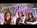 iPhone 12 purple unboxing 💜+accessories