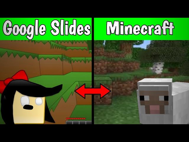 Minecraft Re-created in Google Slides 