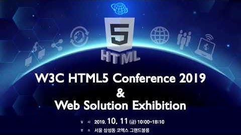 W3C html5 Conference Korea 2019 - webrtc world tour 2019 & Exhibition booth - uprism