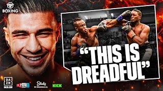 Tommy Fury Reacts to KSI Boxing