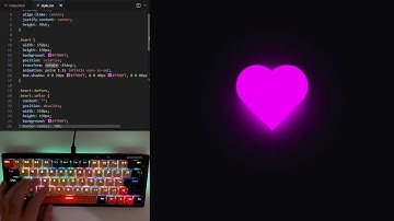 ASMR Programming - Neon Pulsing Heart