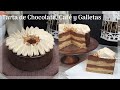 Tarta de Chocolate, Café y Galletas | Tarta SIN HORNO | Chocolate, Coffee and Cookies Cake