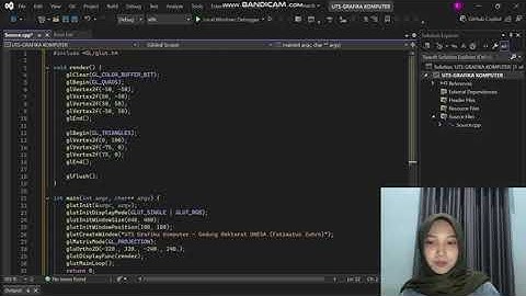 Visualisasi Objek Dua Dimensi Menggunakan OpenGL/GLUT