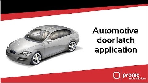 In-die tapping unit by Pronic for door lock application