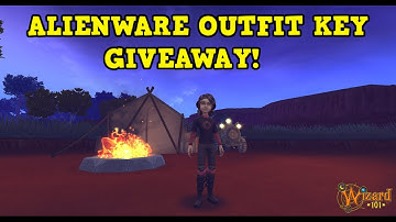 Wizard101 : ALIENWARE OUTFIT KEY GIVEAWAY!
