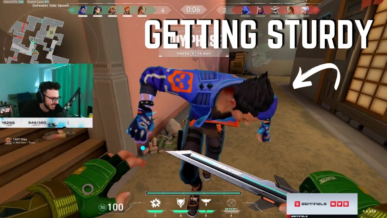 V1 nosyy GETS STURDY ON YORU for SEN tarik REACTION... LOL | VALORANT Clips