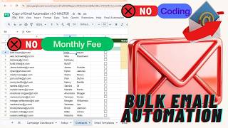 Stop paying for  Email Software : Use this simple Google Sheet + GAS Automation System