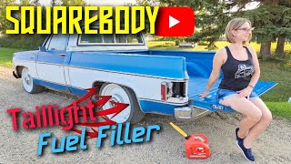 Squarebody Taillight Fuel Filler