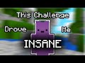 This Bedwars Challenge Drove Me Insane... (Minecraft Bedwars Funny Moments)