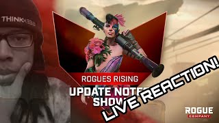 ROGUE COMPANY - ROGUE RISING UPDATE SHOW - LIVE REACTION