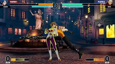 KOF XV | Elisabeth (KOF XI costume mod) 💥 Krohnen (K9999 mod) | CPU vs CPU AI vs AI