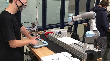 Universal Robotics Collaborative Robot demo.