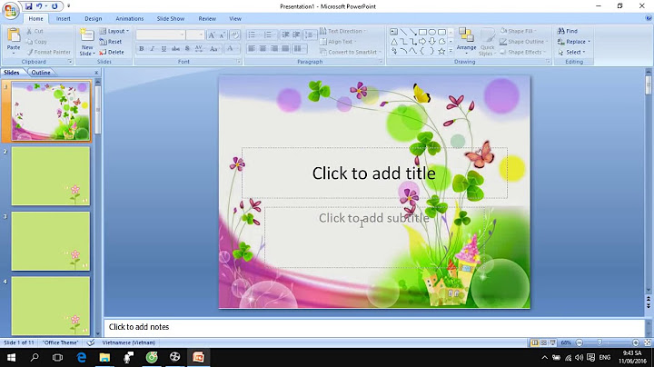 Hướng dẫn chèn hình nền vào powerpoint 2007 năm 2024